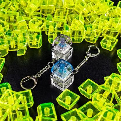 10PCS High Transparent Keycaps XDA Height Blank Keycap Set For Mechanical Keyboard Keycap Backlit Key Caps Colorful