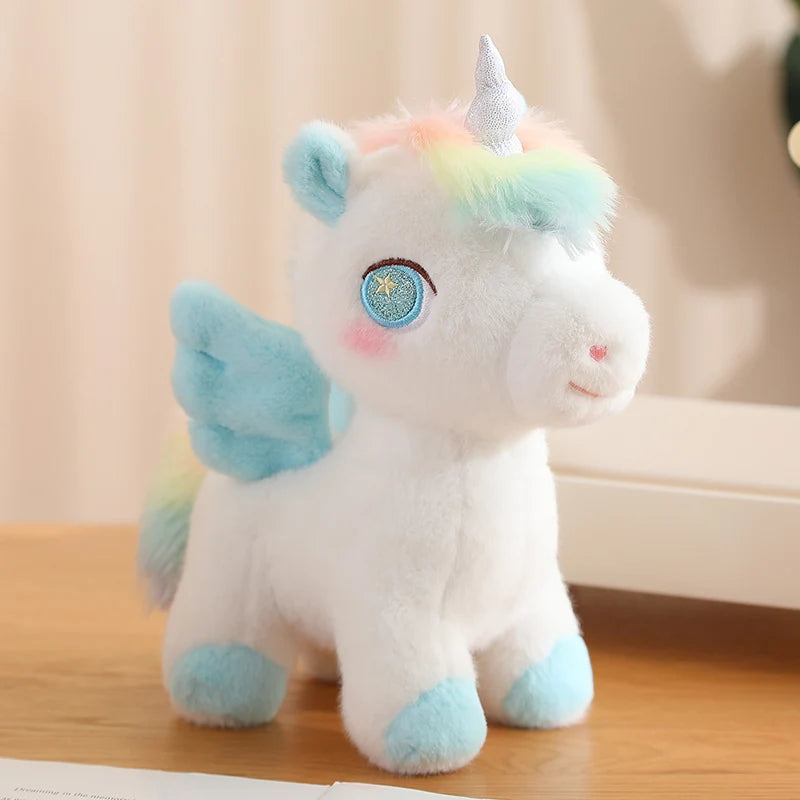 Cute Unicorn Plush Toy Stuffed Animal Plushies Unicorn Pillow Kids Toys Birthday Christmas Gift for Girls Boys