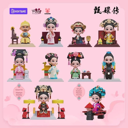 In Stock Authentic Zhen Huan Chuan Series Joint-Name Blind Box First Generation Letter Female Same Style Peripheral Gifts Hand-Made Full Set of Ornaments