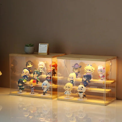 Blind box storage box, bubble mat acrylic display rack, hand box display cabinet, doll LEGO model dust cover