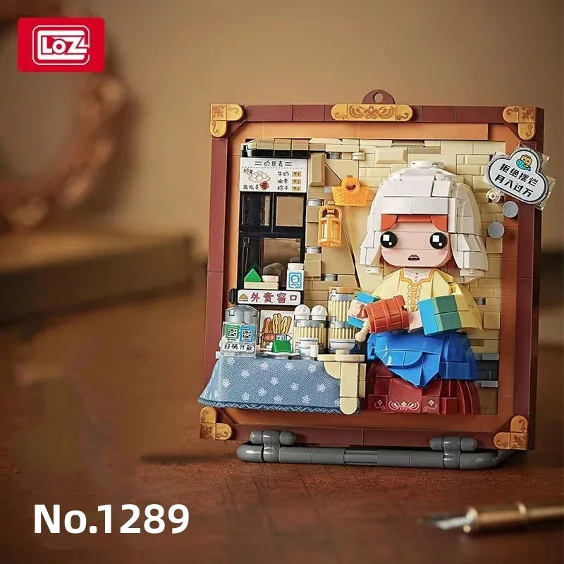 LOZ mini Blocks Building Bricks Toys Puzzle Teens Gift Cute Painting Home Decor Women Prensents 1286 1287 1288 1289