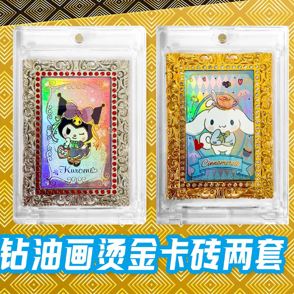 Sanrio Anime Trading Collectible Card Kuromi My Melody Hello Kitty Character Game Card Peripheral Toys Children's Birthday Gift