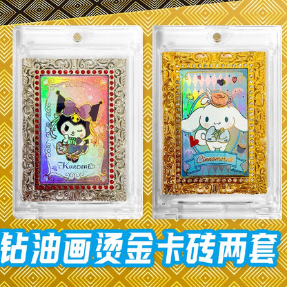 Sanrio Anime Trading Collectible Card Kuromi My Melody Hello Kitty Character Game Card Peripheral Toys Children's Birthday Gift