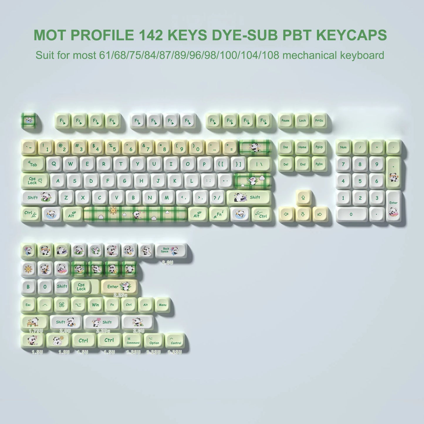 134 Keys MOA Profile Gradient Purple PBT Keycaps Customs Dye Sub Key caps for 61/87/104 Cherry MX Gaming Mechanical Keyboard