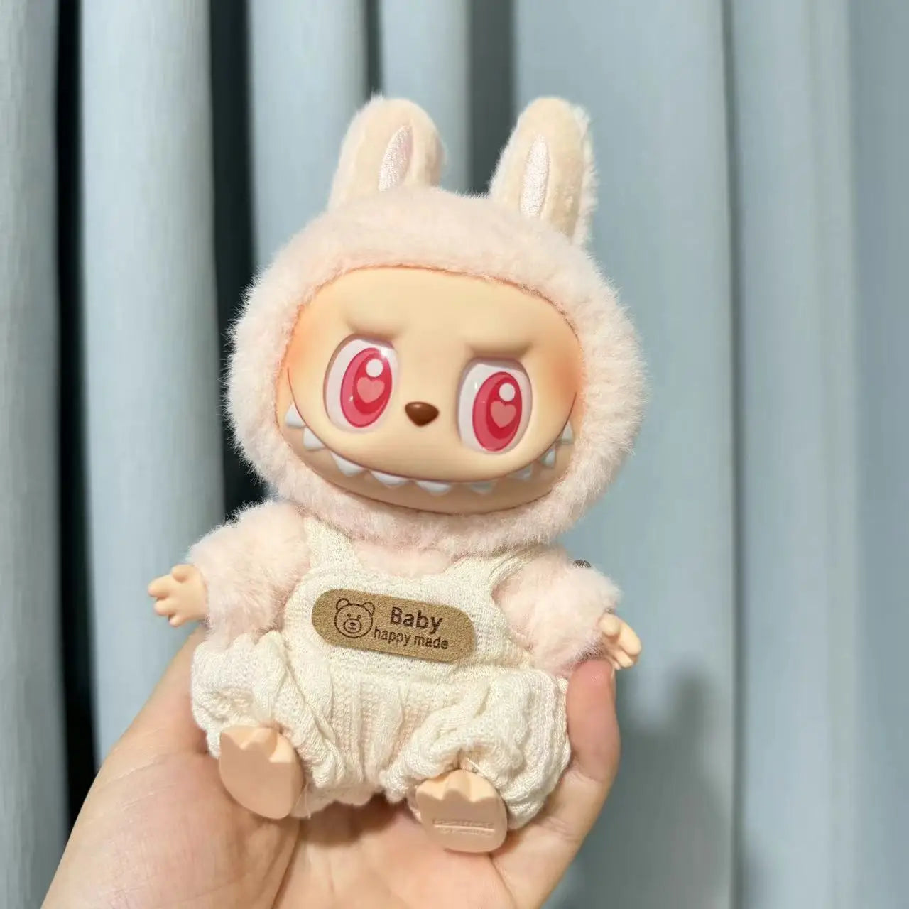 MIni Plush Doll'S Clothes Outfit Accessories For Labubu V1 V2 Idol Dolls sitting party baby clothes lazy Tony suit Clothing Gift