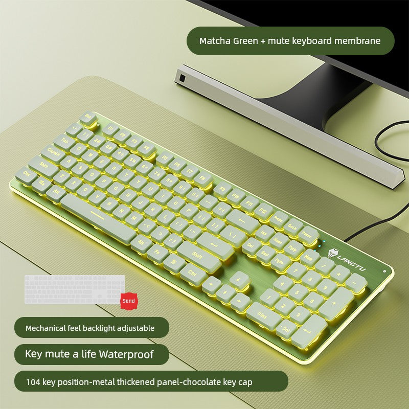 Langtu Wired Good-looking Tablet Typing Girl Keyboard