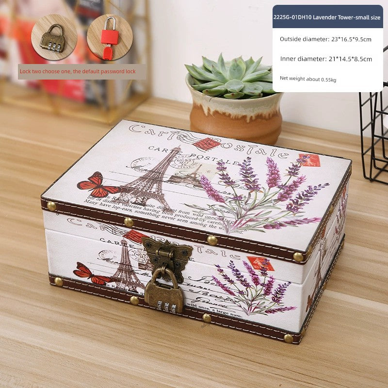 Retro Moisture-Proof Flat Storage Kids Small Box