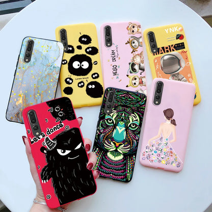 For Huawei P20 Pro Case TPU Soft Silicone Fashion Marble Phone Case For HuaweiP20 Pro P 20 P20Pro CLT-L29 Cover Coque Funda Para