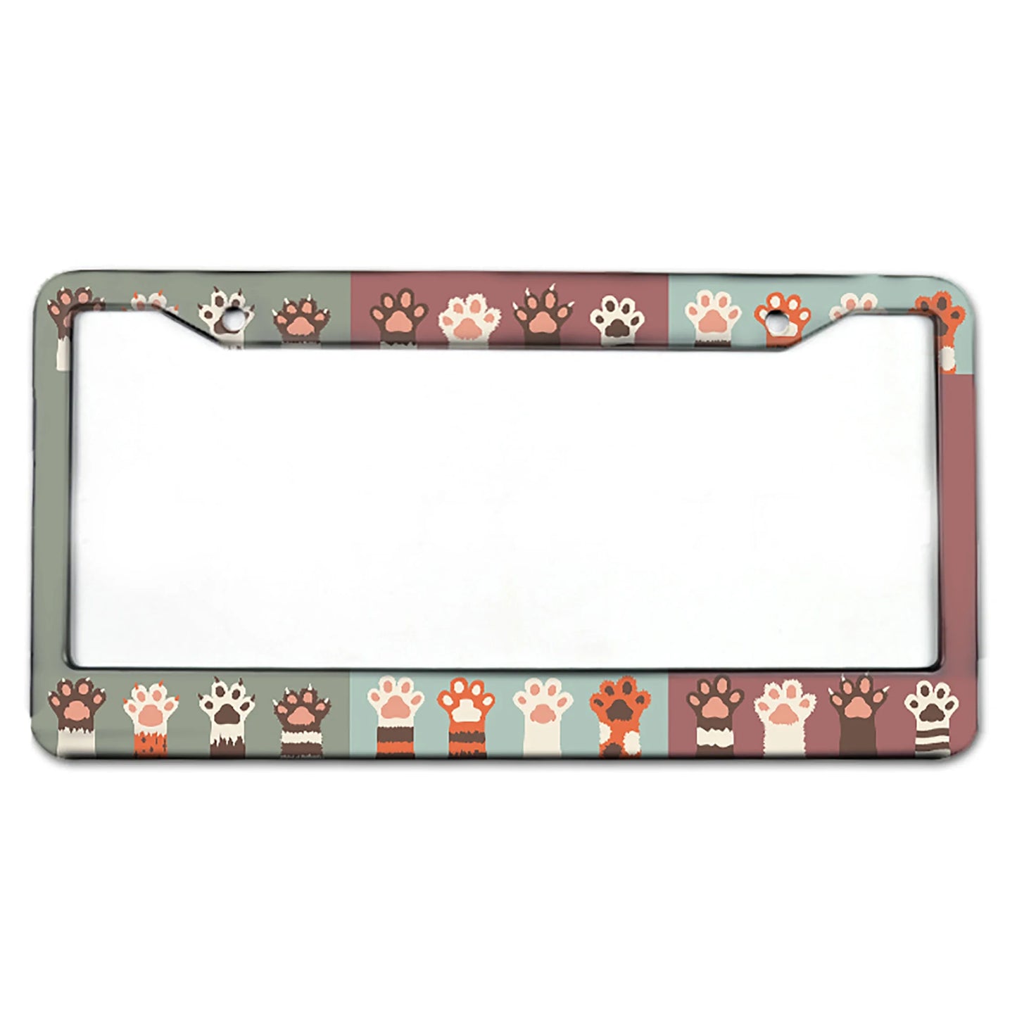 Universal Aluminum Alloy US Car License Plate Frame Cover Auto Accessory Waterproof Number Plate Holder Car Decoration2023