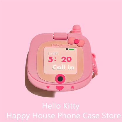 2024 New 3D Hello Kitty For Apple AirPods 4 Earphone Cover 4rd Generation Silicone Wireless Bluetooth Headphone Protective Case