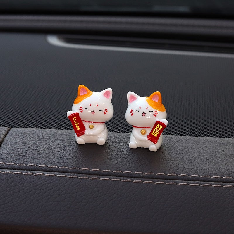 Good Luck Bring In Wealth and Treasure Healing Cartoon Central Control Car Ornaments