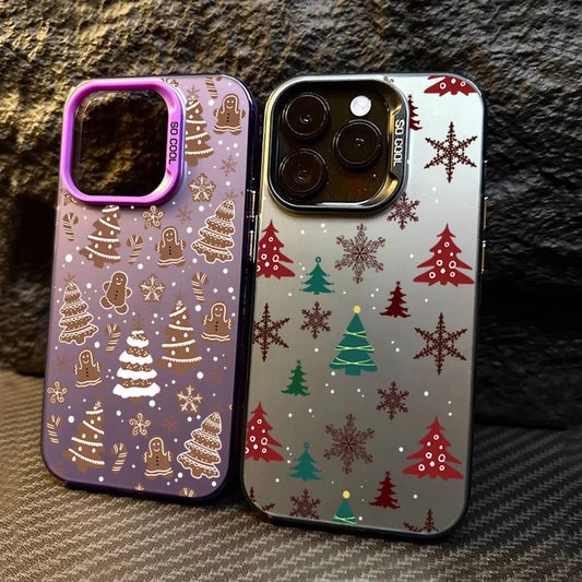 Christmas Tree Design TPU Basic Case for Xiaomi Poco F6 X6 X5 M6 Pro F5 Mi 11 Lite 5G 14 13 12 14T 13T 12T Matte Hrad Back Cover