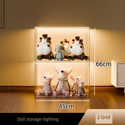 Stuffed Toy Display Cabinet Lingna Beier Storage Box