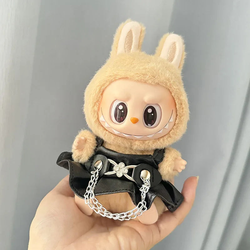 Cute Mini Plush Doll'S Clothes 17cm Labubu II Idol Dolls Sitting Party Outfit Accessories For Korea Kpop Exo Clothing DIY Gift