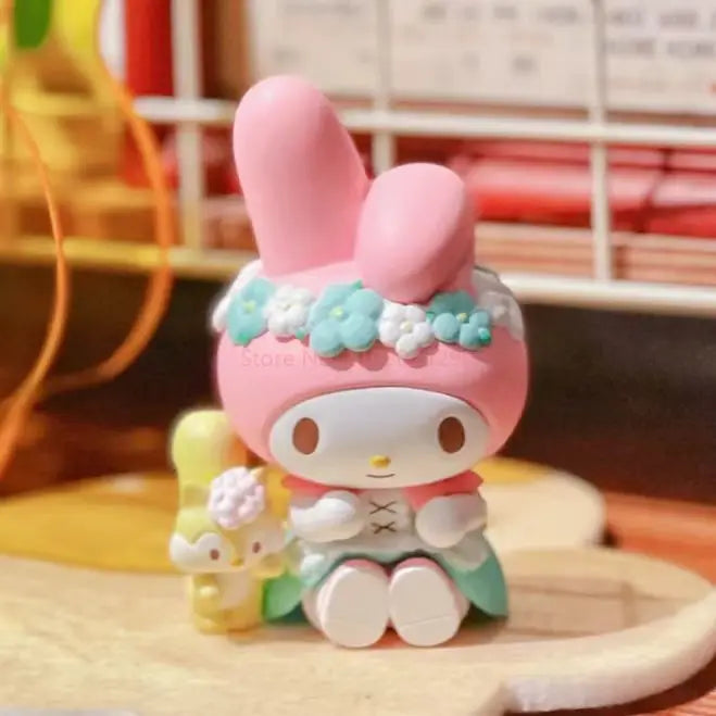 Sanrio MyMelody The Mystic Tea Party Series  Blind Box Anime Figure Desktop Decoration Mystery box Girls Children's Toy Holiday