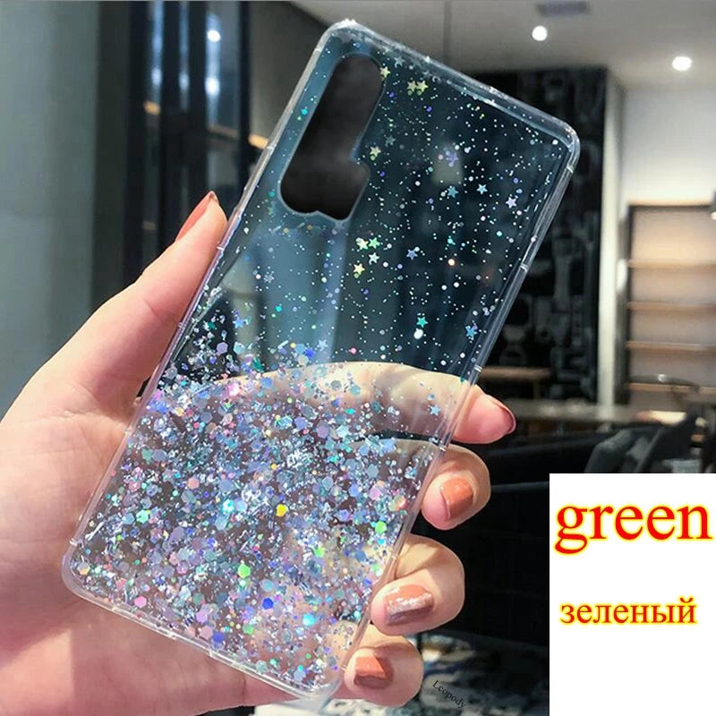 Bling Glitter Soft Phone Case For Samsung Galaxy note 8 N950F N950FD N950 N950W Silicon Soft Back Cover For Samsung note8 Capa