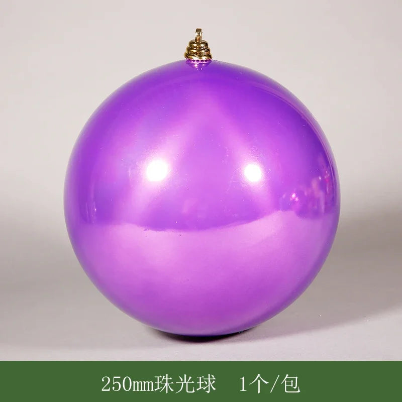 Purple Ball Christmas Decoration