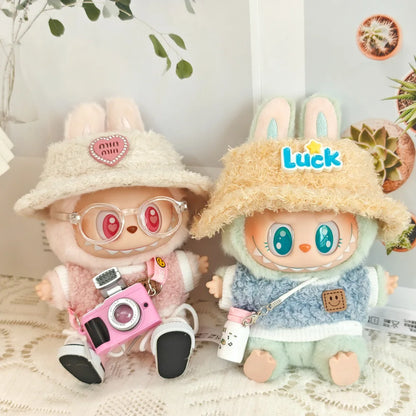 Labubu Ropa For 17cm Labubu Mini Doll Clothes Outfit Accessories Color Match Dolls Clothing Labubu outfit