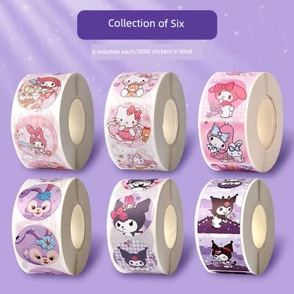 Sanrio Clow M Praise Little Red Flower Cute Stickers