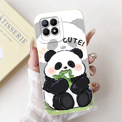 Lens Protective Case For Realme 8i RMX3151 Cute Cartoon Soft Silicone Back Cover For Realme8i Phone Cases