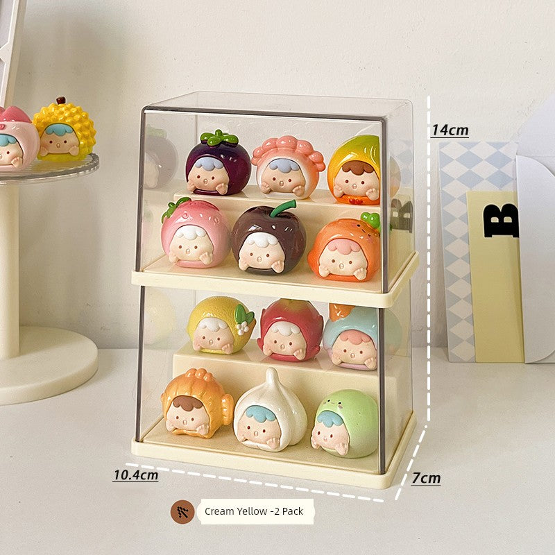 Cute Grain Storage Hand-Made Acrylic Dustproof Display Box