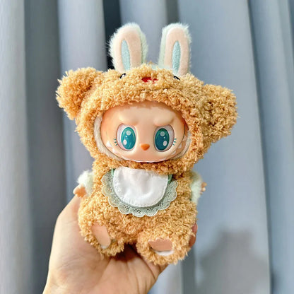 13 Styles Cute Mini Plush Doll'S Clothes Outfit Accessories Korea Kpop Exo Labubu II Idol Dolls Jumpsuit Sitting Party Clothing