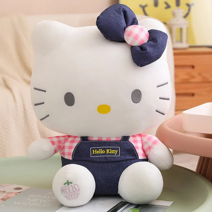 Sanrio Plush Hello Kitty Anime Kuromi Stuffed Toys Hello Kitty Plushier Xmas Gifts For Girls Kawaii My Melody Plush Dolls