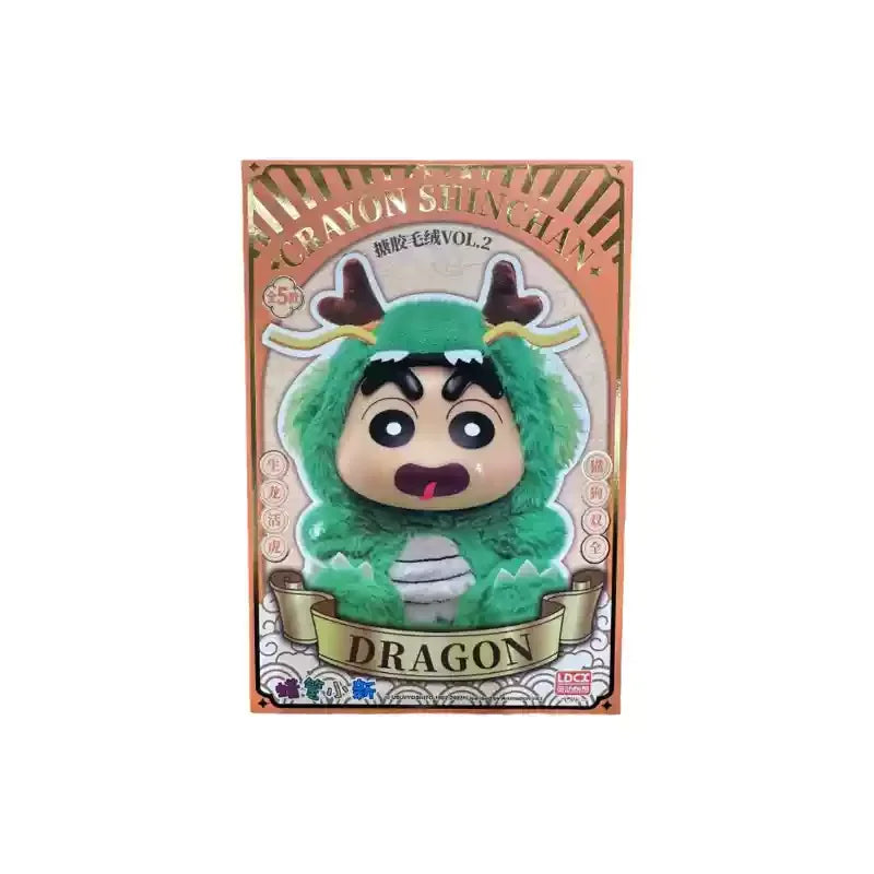 2024 Crayon Small New Doll Blind Box Model Toy Series Gifts The Year Of The Loong Doll Cute Cartoon Character Doll Birthday Gift