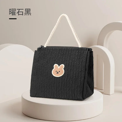 Maternity Bag Cute Bear Baby Diaper Bag Lightweight Portable Handbags Mummy Outdoor Nappy Storage Bags Insulated Lunch Bags