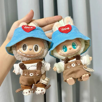 Cute Plush Doll'S Clothes Clothing Accessories For Korea Kpop Exo 17cm Labubu I II Fashion Outfit Idol Dolls Sitting Party