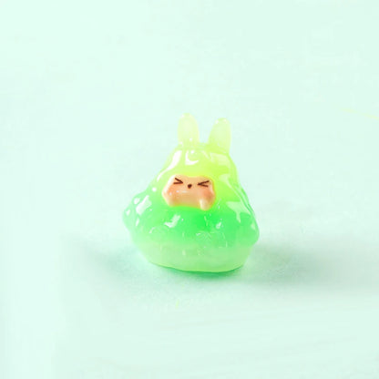 Cute Gradient Jelly Kiki Figurines Micro Landscape Home Desktop Car Dashboard Ornaments