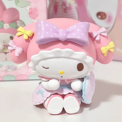 Sanrio MyMelody The Mystic Tea Party Series  Blind Box Anime Figure Desktop Decoration Mystery box Girls Children's Toy Holiday