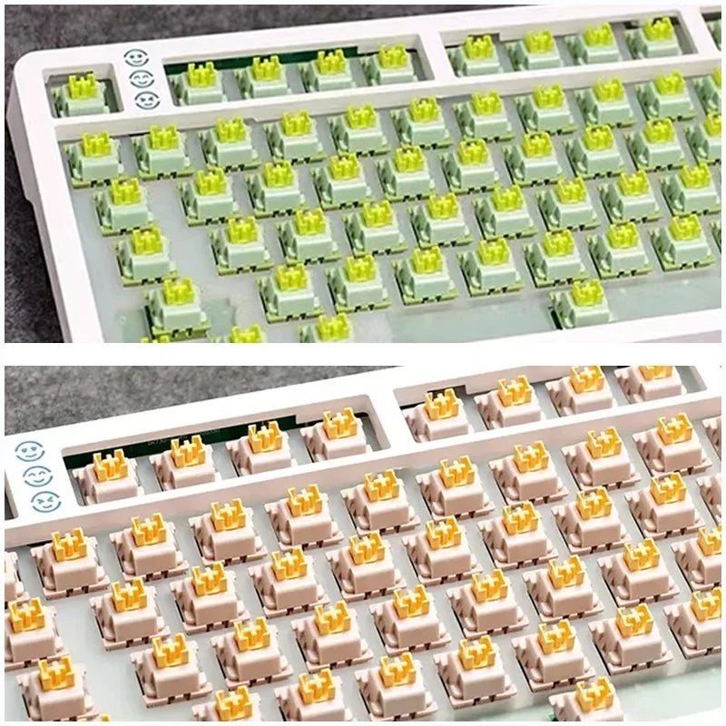 Outemu Silent Peach V2 Switch Upgrade Lemon V2 Switch for Mechanical Keyboard Linear Tactile 5 Pins Lubed Switch Hot swappable