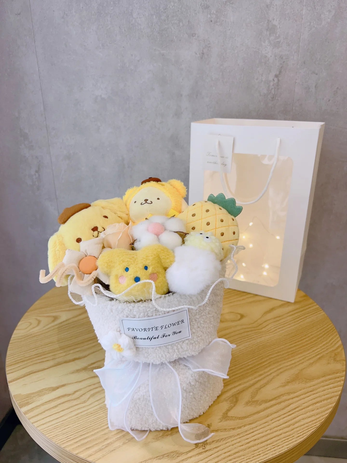 Sanrio Cinnamoroll Kuromi Doll Bouquet, Kawaii Plushies Valentine's Day Gift For Girlfriend's Birthday, Cute Plush Toy