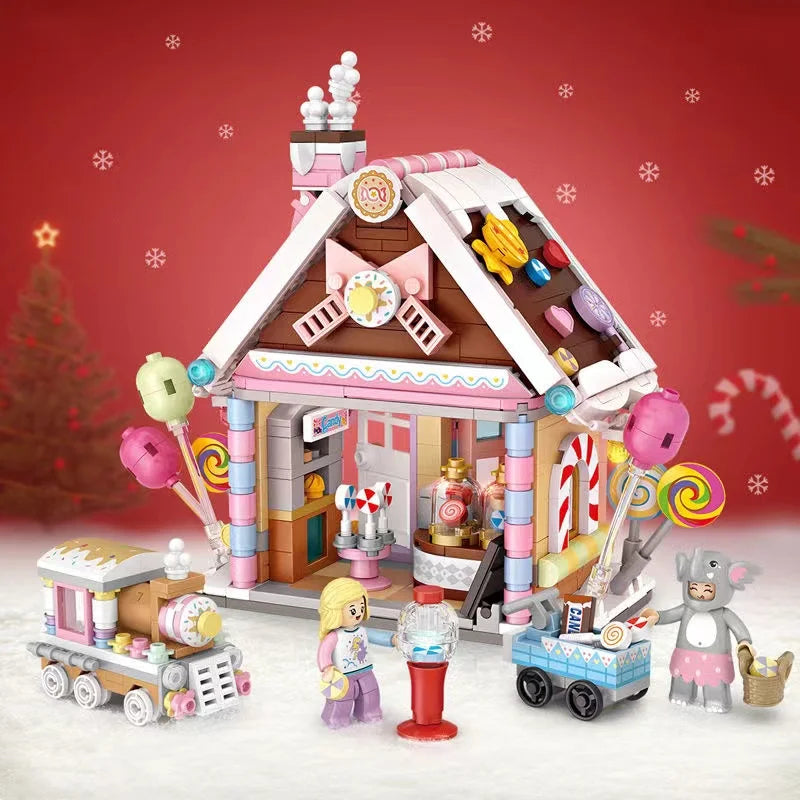 LOZ Candy House Children's Building Model Decoration Building Blocks Assembled Toys Puzzle Boys and Girls Birthday Gifts 1224