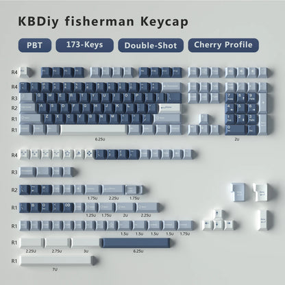 KBDiy GMK Keycap Double Shot GMK Olivia Shoko Jamon WOB Red Samurai Botanical PBT Keycaps Cherry Profile for Mechanical Keyboard