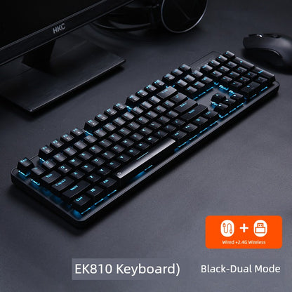 Dearyou Ek810 Black, Blue and Red Wired Mechanical Keyboard