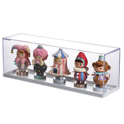 Acrylic Clear Doll Toys Storage Organizer Box Mystery Box Display Stand Popmart Storage Box Case Waterproof Dust Proof Blind Box