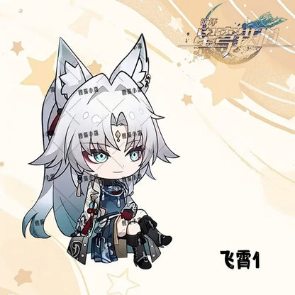 Honkai:Star Rail Boothill Jade Live Broadcast Guest Or Host Magnetic Sofa Sitting Character Acrylic Fridge Sticker Desk Ornament