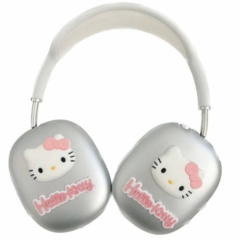 Cute Cartoon Anime Role Hello Kitty Earphone Protective Case for AirPods MAX Soft Lovely Clear Hot Sale Anti-fall Protect Cover