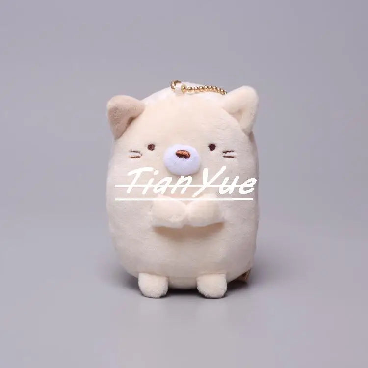 Cute Animal Corner Creature Sumikkogurashi cos Penguin white bear shrimp Stuffed Plush Pussy Christmas Gift Toys 8cm