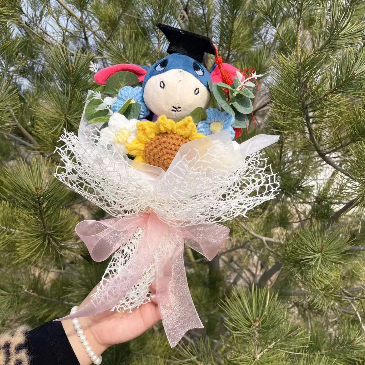 Cartoon Anime Series Plush Kids Toys Graduation Bouquet Children's Day Valentine's Day  Birthday Christmas Graduation Gifts