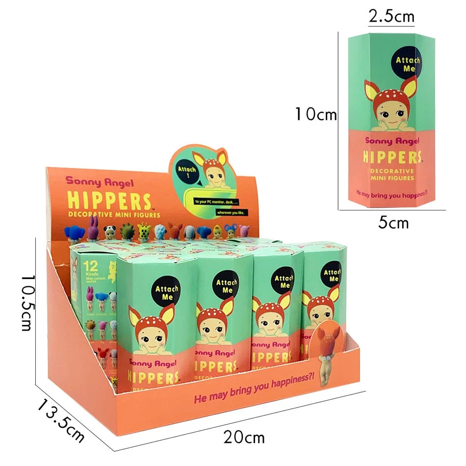 New 10cm Sonny Angel Blind Box Lying Down Series Angel Cartoon Hippers Mini Figure Mystery Box Toys Gift