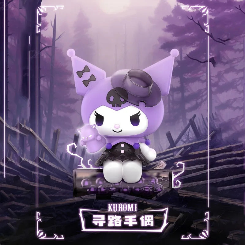 Sanrio Kuromi Blind Box Werewolf Kill Series Female Birthday Gift Doll Toy Handmade Doll Desktop Ornament