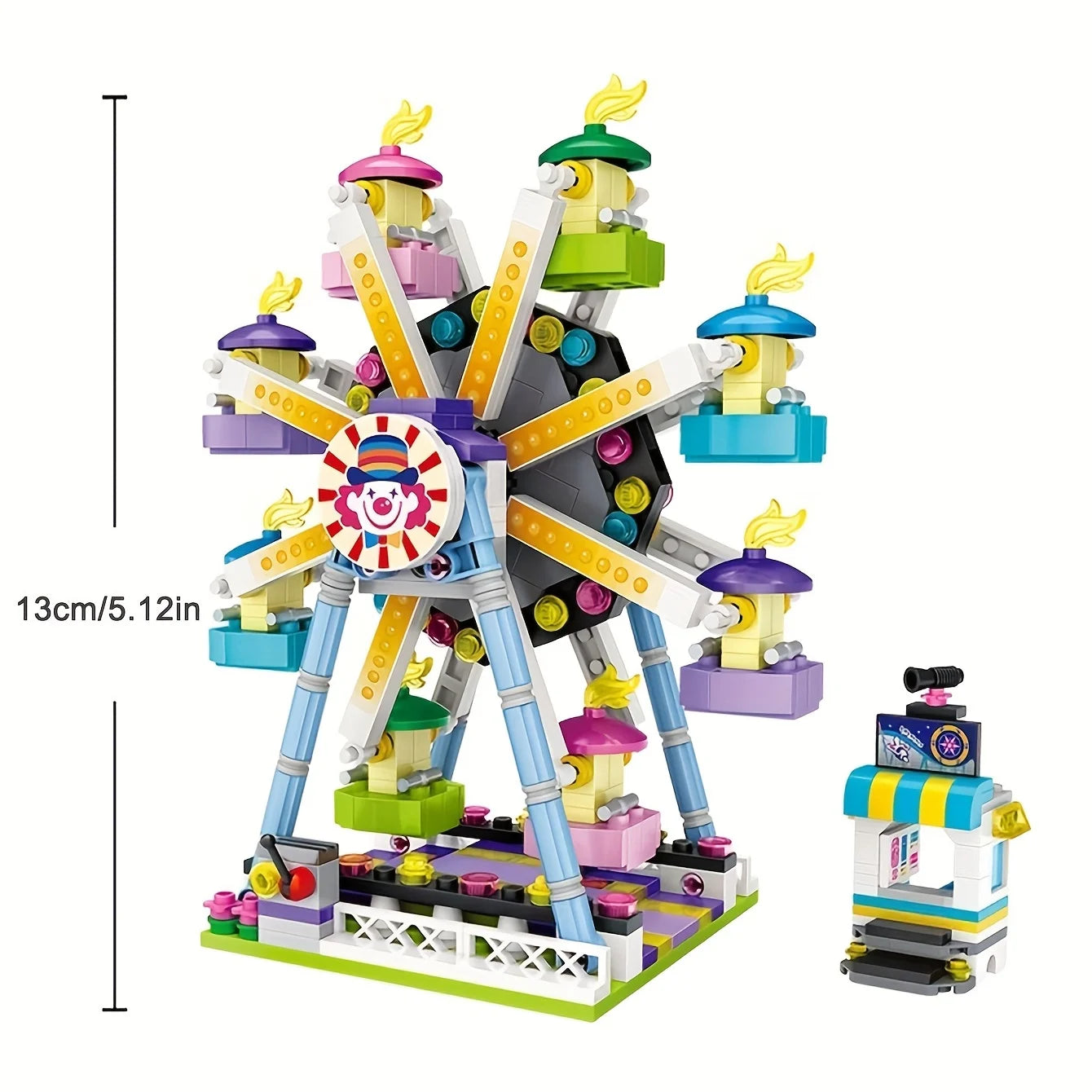 LOZ Playground Ferris Wheel Mini Building Blocks For Birthday Gift Indoor Decoration To Exercise Hands-on Ability