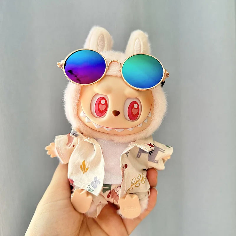 Cute Mini Plush Doll'S Clothes 17cm Labubu II Idol Dolls Sitting Party Outfit Accessories For Korea Kpop Exo Clothing DIY Gift