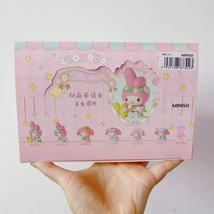 Sanrio MyMelody The Mystic Tea Party Series  Blind Box Anime Figure Desktop Decoration Mystery box Girls Children's Toy Holiday