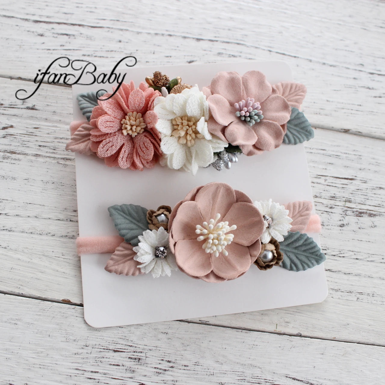 Fashion Baby Photography Headband Elastic Nylon Flower Headband Girl Headband