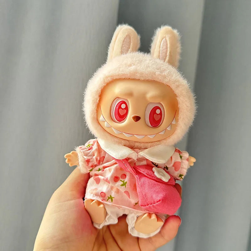 Plush Doll'S Clothes Outfit Accessories For Korea Kpop Exo Labubu V1 V2 Idol Dolls Sitting Party Princess Dress Clothing Gift