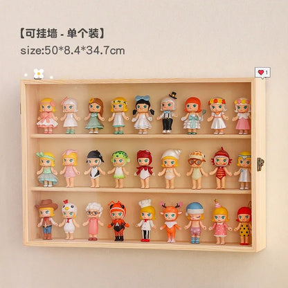 Large Dust-Proof Storage Box, Handmade Model Display Stand, Transparent Wall Hanging Organizer for Toy and Collectibles Showcase